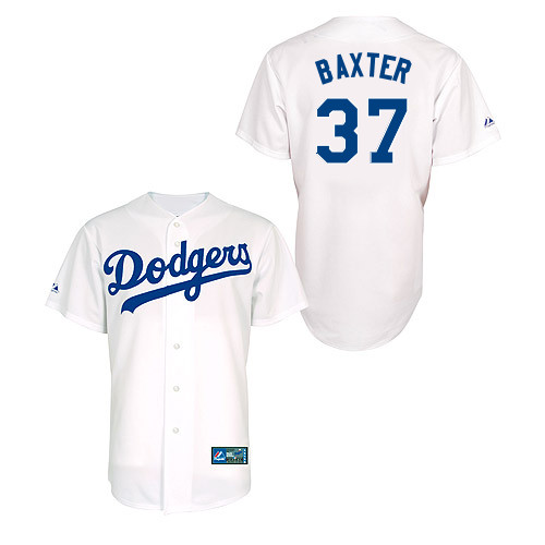 Mike Baxter #37 Youth Baseball Jersey-L A Dodgers Authentic Home White MLB Jersey